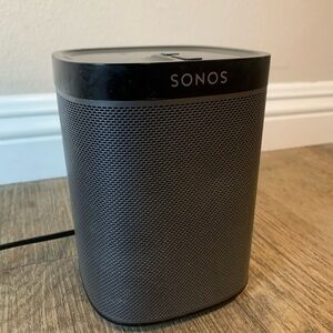 Sonos Black Compact Wireless Speaker - Portable Home Audio